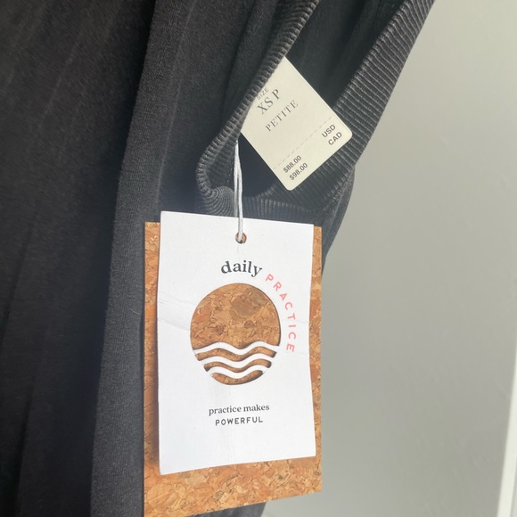 DAILY PRACTICE BY ANTHROPOLOGIE SLEEVELESS RUCHED MINI DRESS - Picture 11 of 11